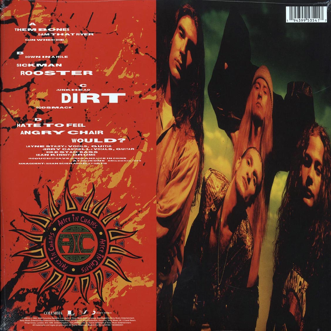 Alice in Chains- DIRT VINYL