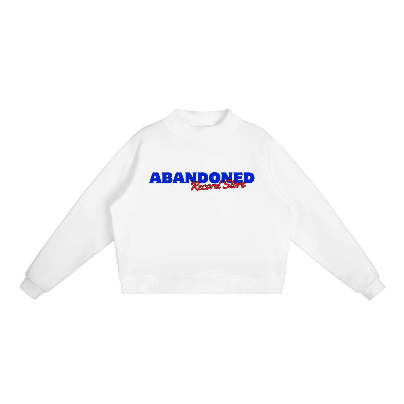 80s Mock Neck Crew Sweatshirt