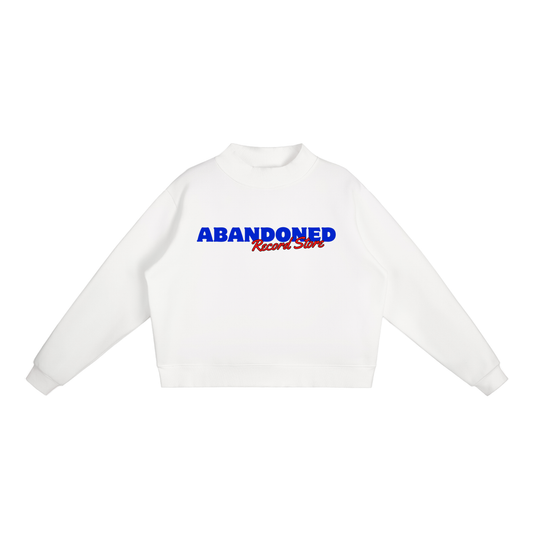 80s Mock Neck Crew Sweatshirt