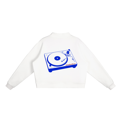 80s Mock Neck Crew Sweatshirt